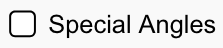 alt text "Special Angles checkbox in Trig Tour in unchecked state."