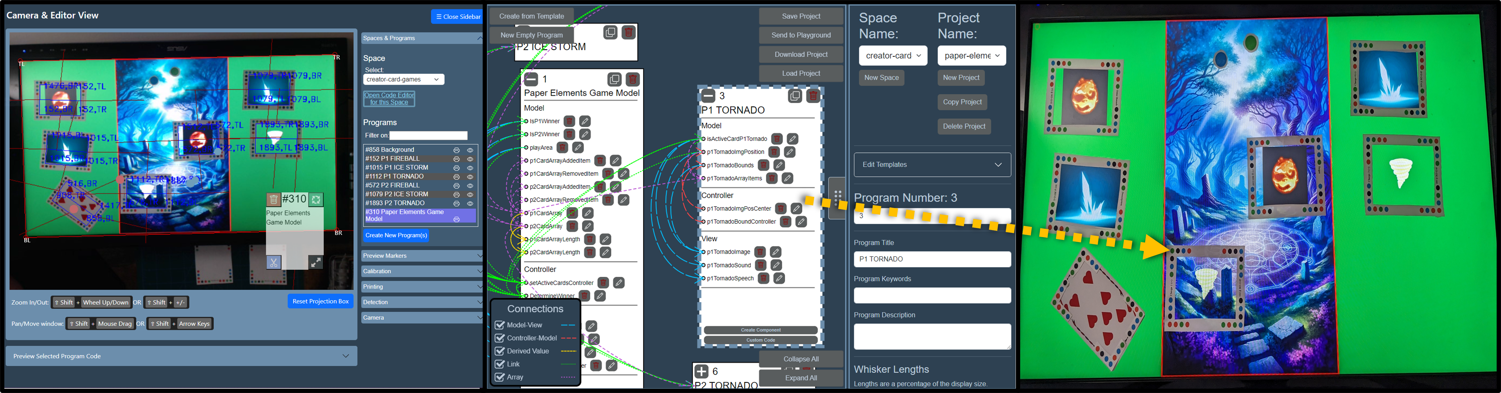 Paper Playground interface